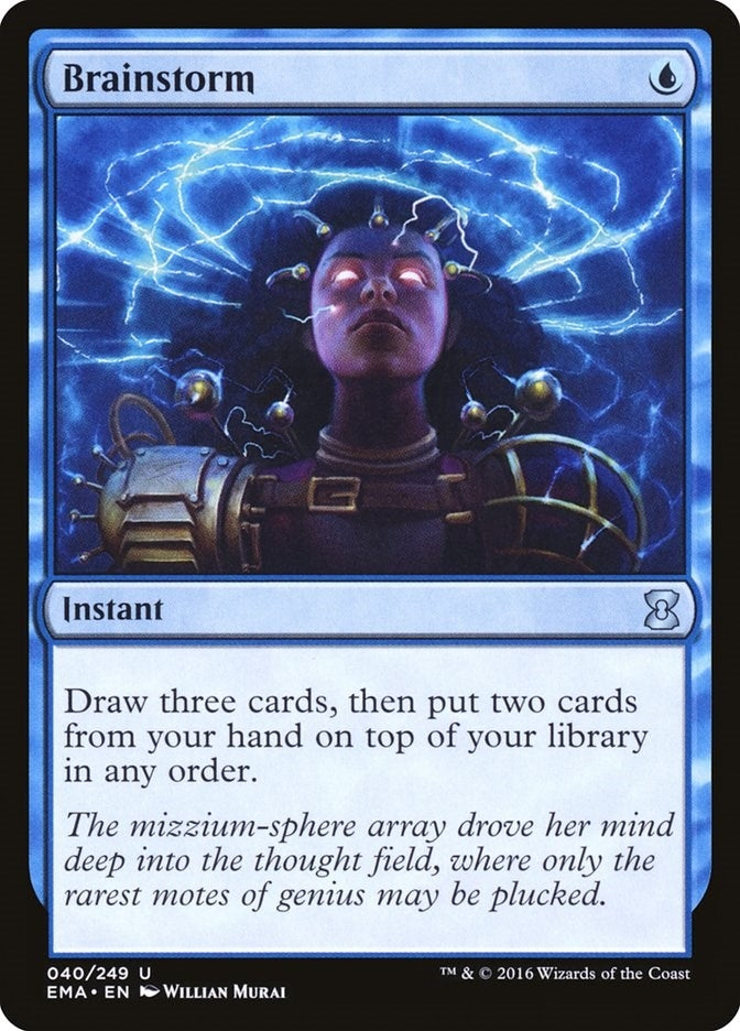 Image for Brainstorm (40) [Eternal Masters] - Magic: The Gathering