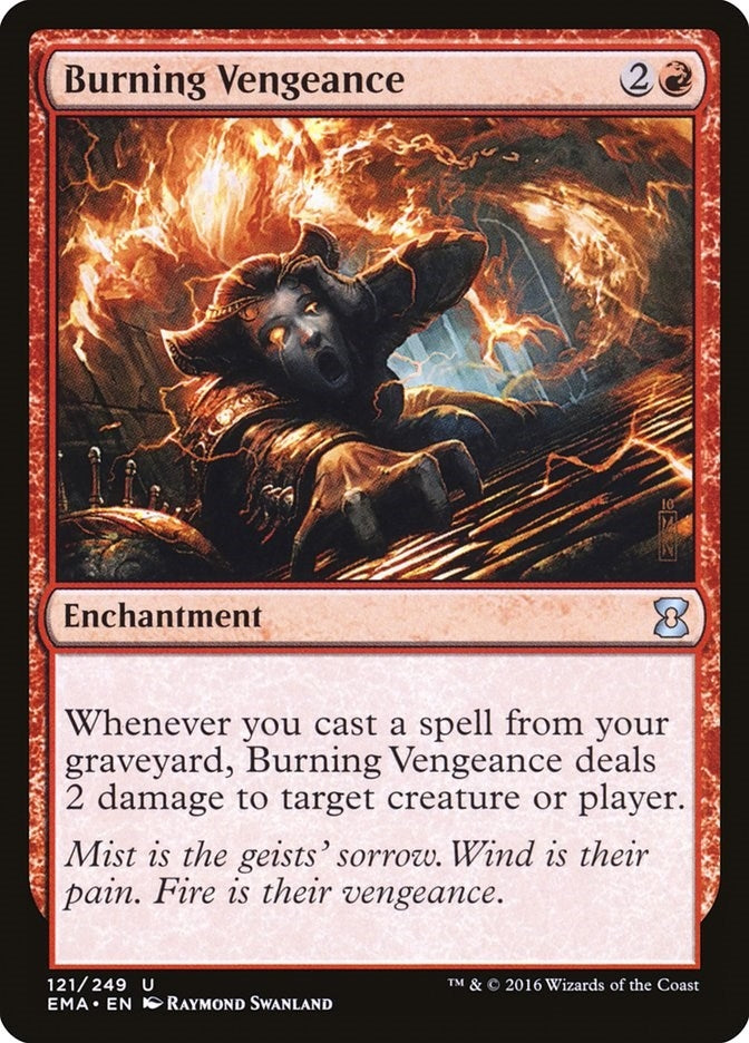 Image for Burning Vengeance (121) [Eternal Masters] - Magic: The Gathering