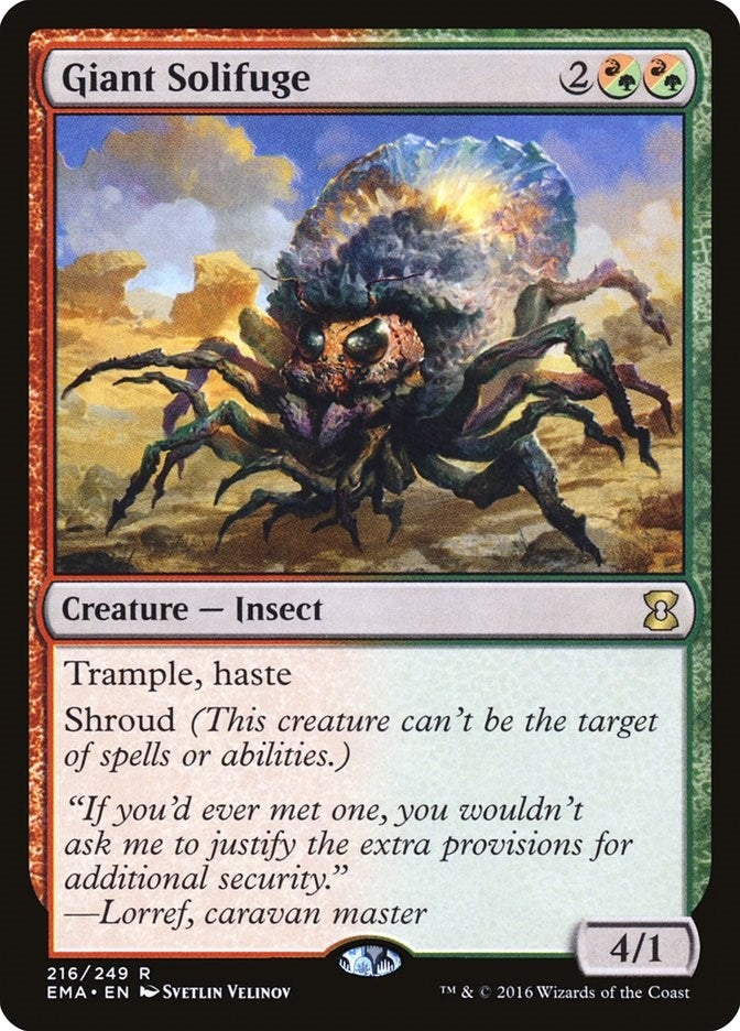 Image for Giant Solifuge (216) [Eternal Masters] - Magic: The Gathering