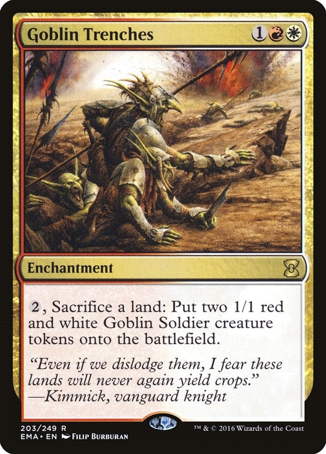 Image for Goblin Trenches (203) [Eternal Masters] - Magic: The Gathering