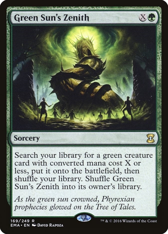 Image for Green Sun's Zenith (169) [Eternal Masters] - Magic: The Gathering