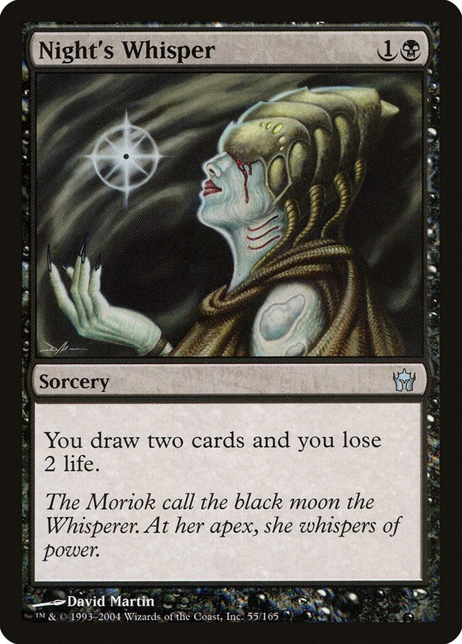 Image for Night's Whisper (55) [Fifth Dawn] - Magic: The Gathering