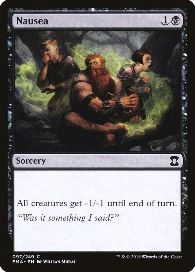 Image for Nausea (97) [Eternal Masters] - Magic: The Gathering