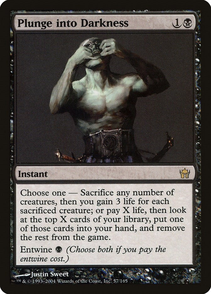 Image for Plunge into Darkness (57) [Fifth Dawn] - Magic: The Gathering