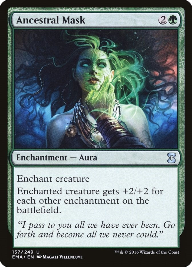Image for Ancestral Mask (157) [Eternal Masters] - Magic: The Gathering