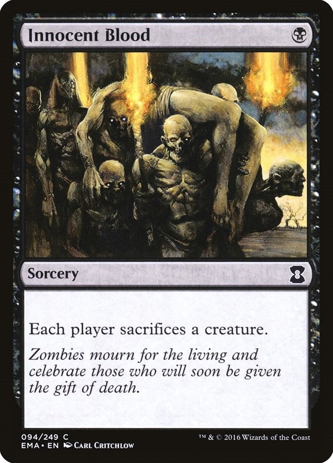 Image for Innocent Blood (94) [Eternal Masters] - Magic: The Gathering