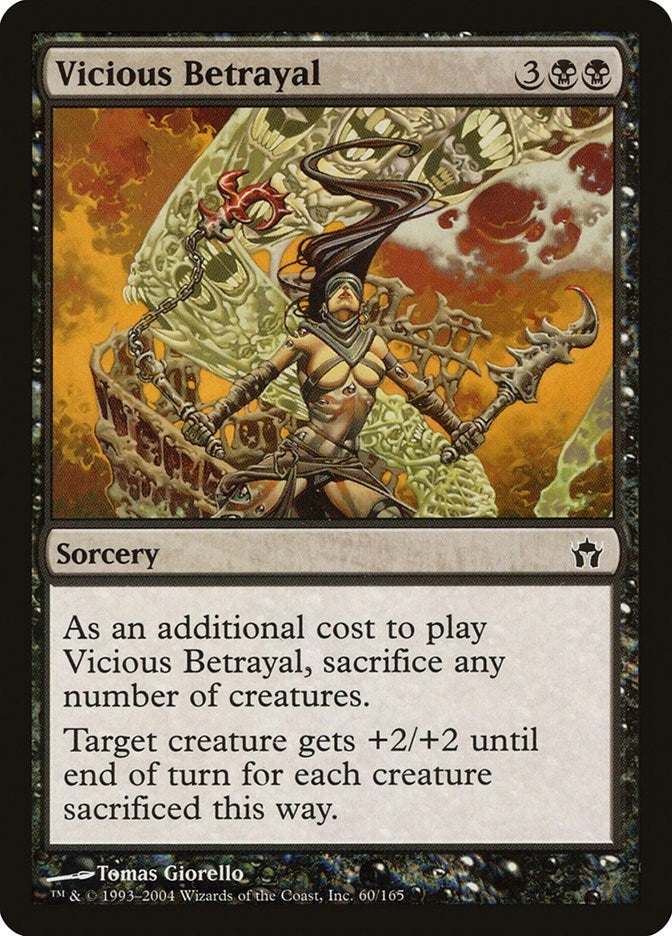 Image for Vicious Betrayal (60) [Fifth Dawn] - Magic: The Gathering