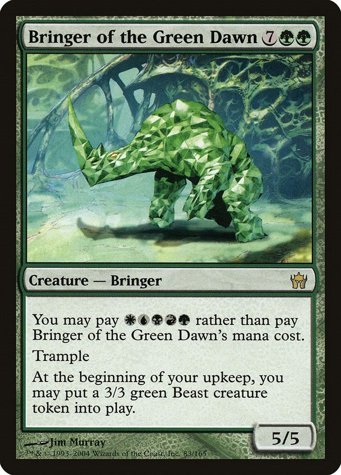 Image for Bringer of the Green Dawn (83) [Fifth Dawn] - Magic: The Gathering