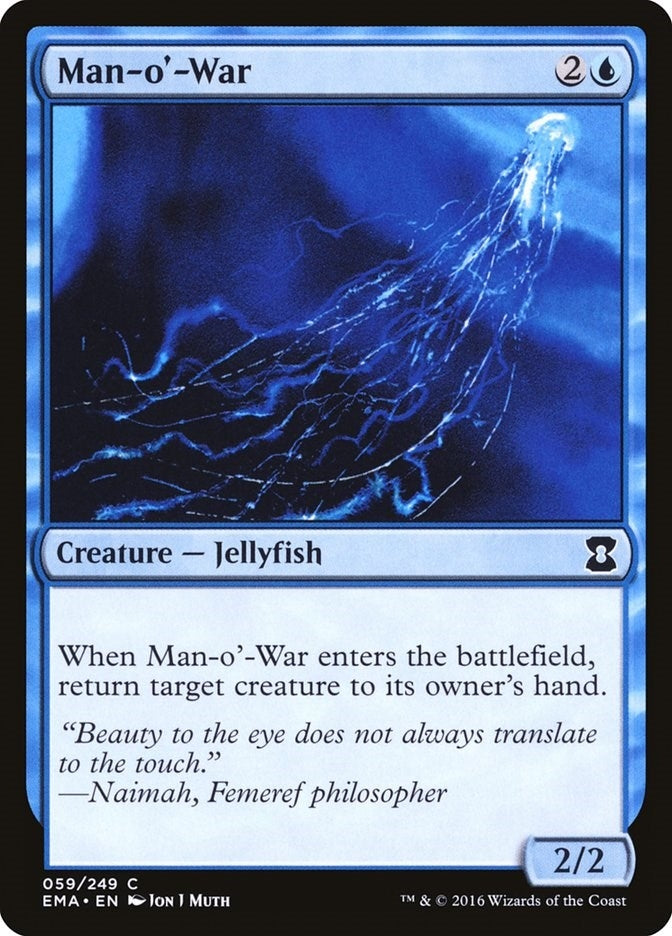 Image for Man-o'-War (59) [Eternal Masters] - Magic: The Gathering