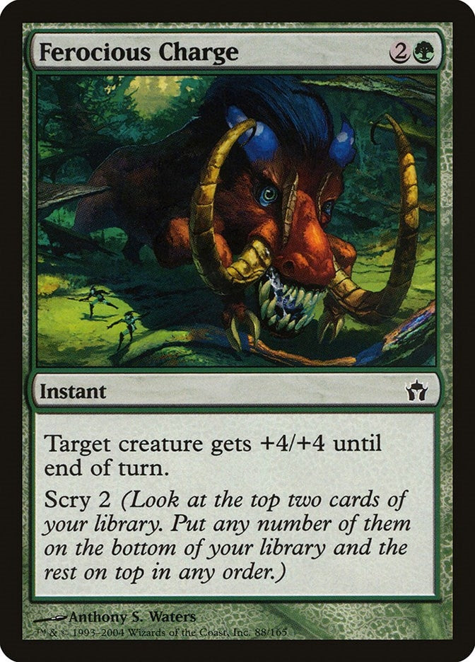 Image for Ferocious Charge (88) [Fifth Dawn] - Magic: The Gathering