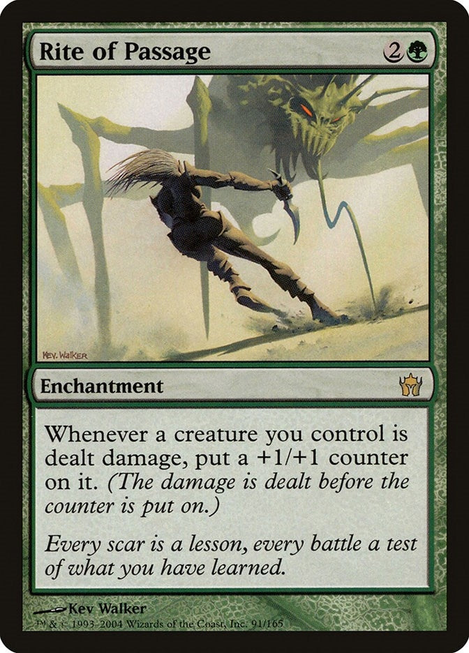 Image for Rite of Passage (91) [Fifth Dawn] - Magic: The Gathering