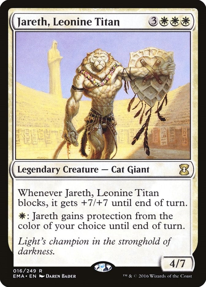 Image for Jareth, Leonine Titan (16) [Eternal Masters] - Magic: The Gathering