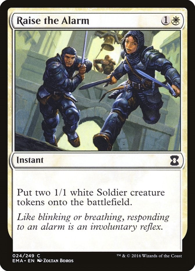 Image for Raise the Alarm (24) [Eternal Masters] - Magic: The Gathering