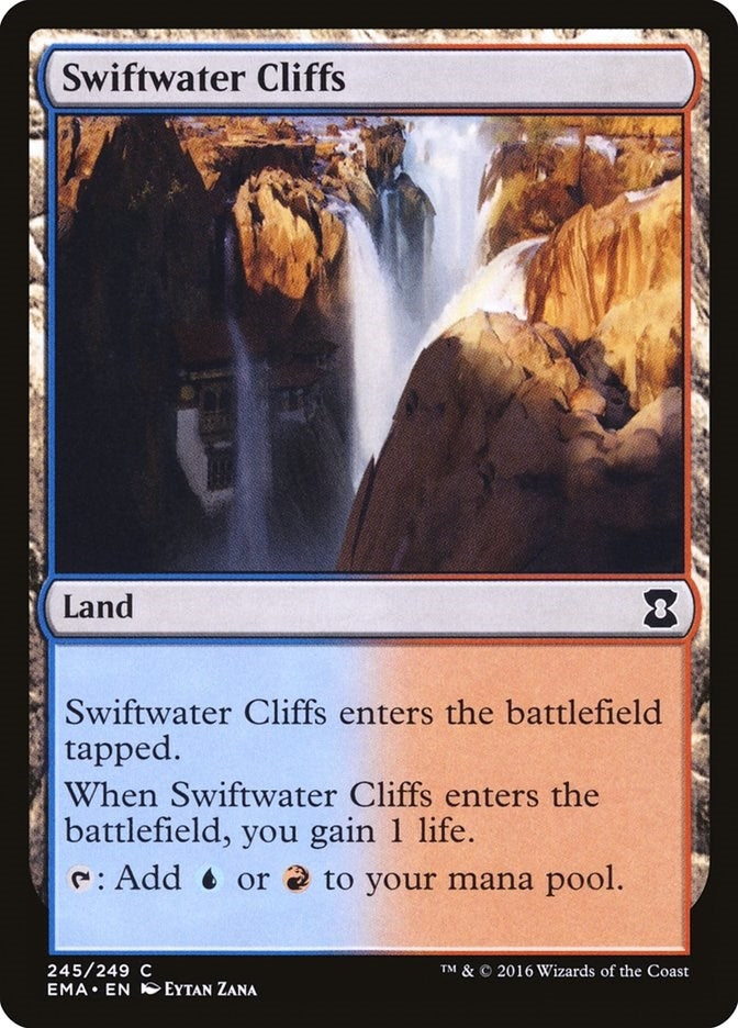 Image for Swiftwater Cliffs (245) [Eternal Masters] - Magic: The Gathering