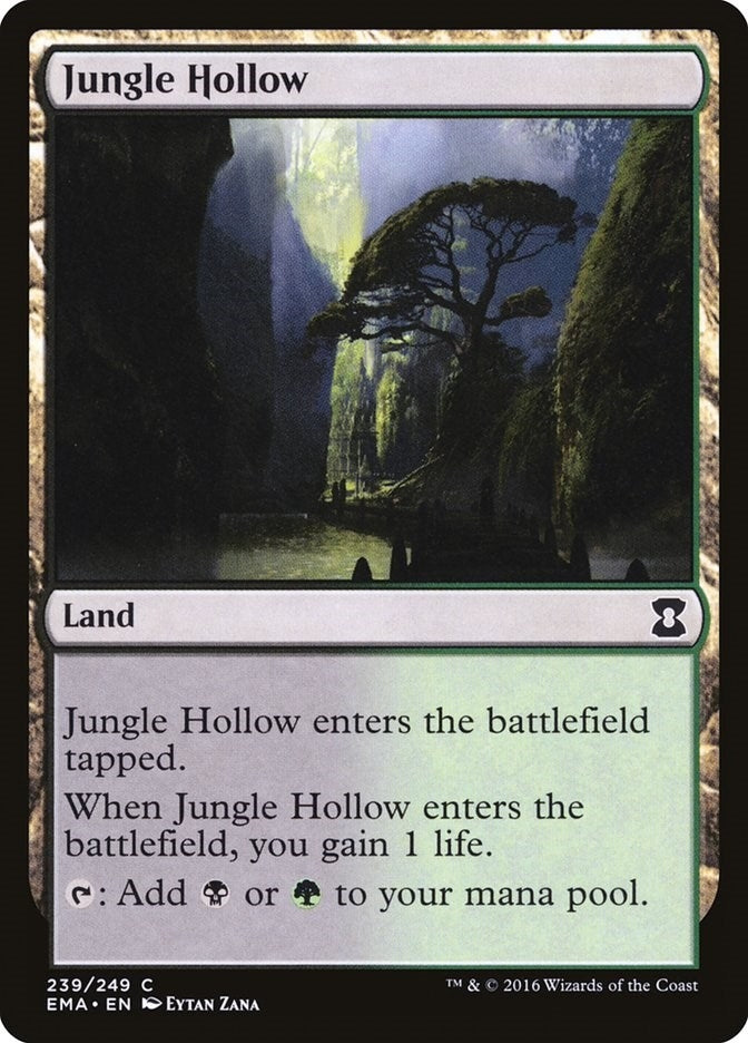 Image for Jungle Hollow (239) [Eternal Masters] - Magic: The Gathering