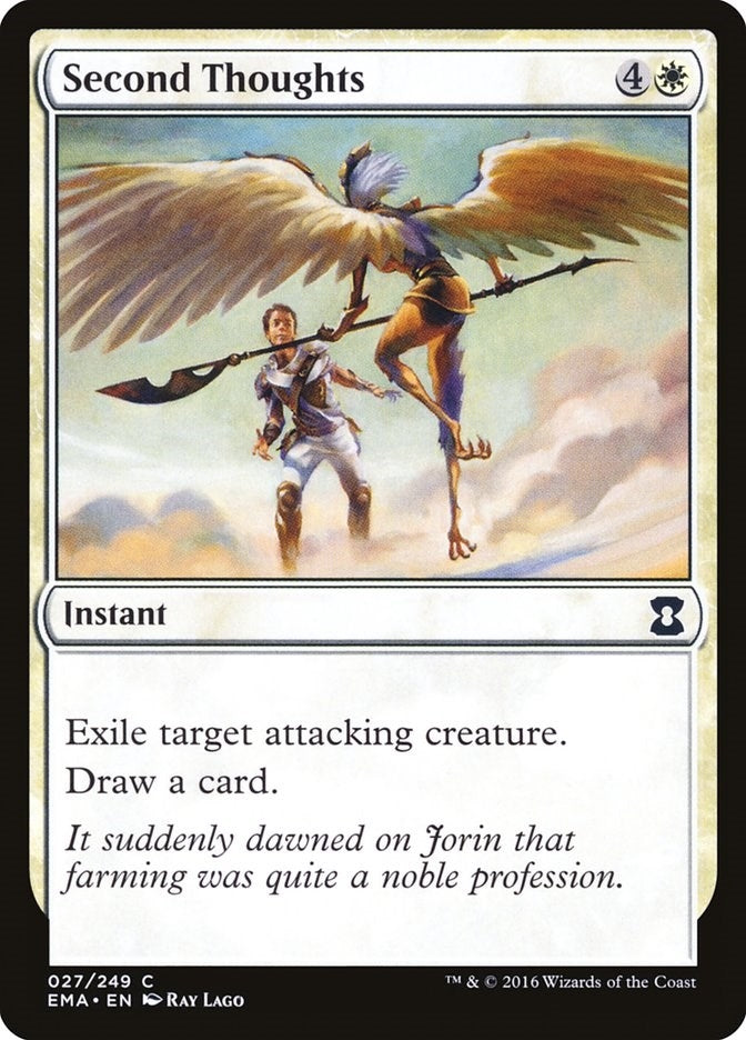 Image for Second Thoughts (27) [Eternal Masters] - Magic: The Gathering