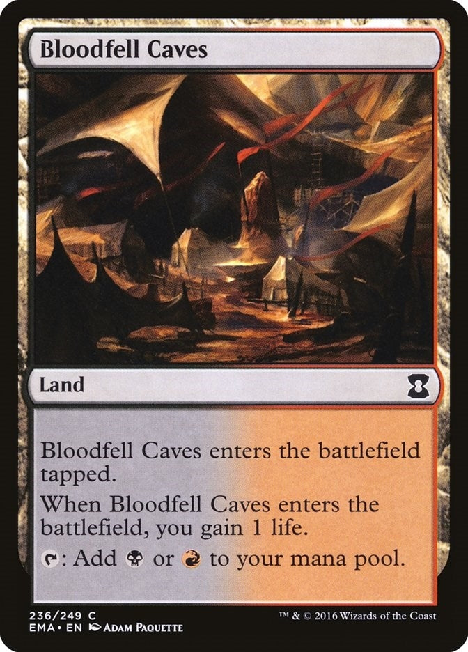 Image for Bloodfell Caves (236) [Eternal Masters] - Magic: The Gathering