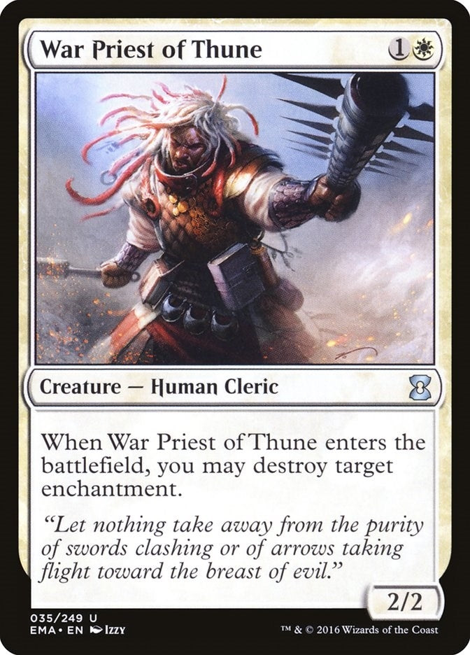 Image for War Priest of Thune (35) [Eternal Masters] - Magic: The Gathering