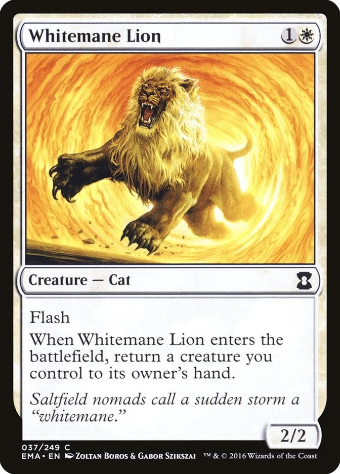 Image for Whitemane Lion (37) [Eternal Masters] - Magic: The Gathering