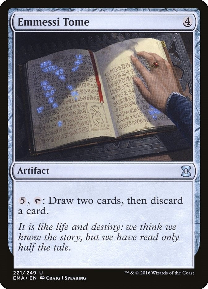 Image for Emmessi Tome (221) [Eternal Masters] - Magic: The Gathering