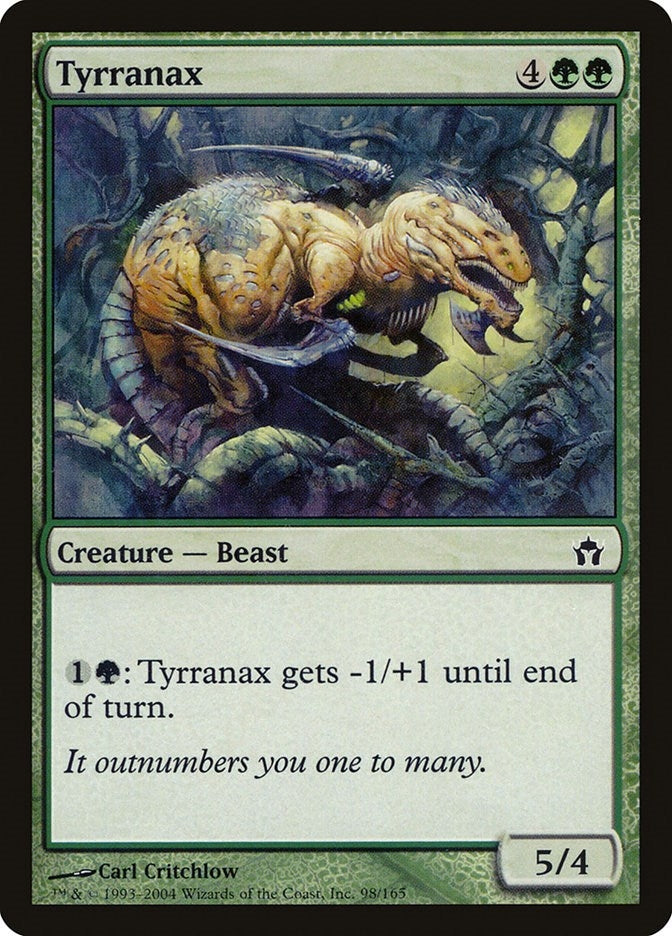 Image for Tyrranax (98) [Fifth Dawn] - Magic: The Gathering
