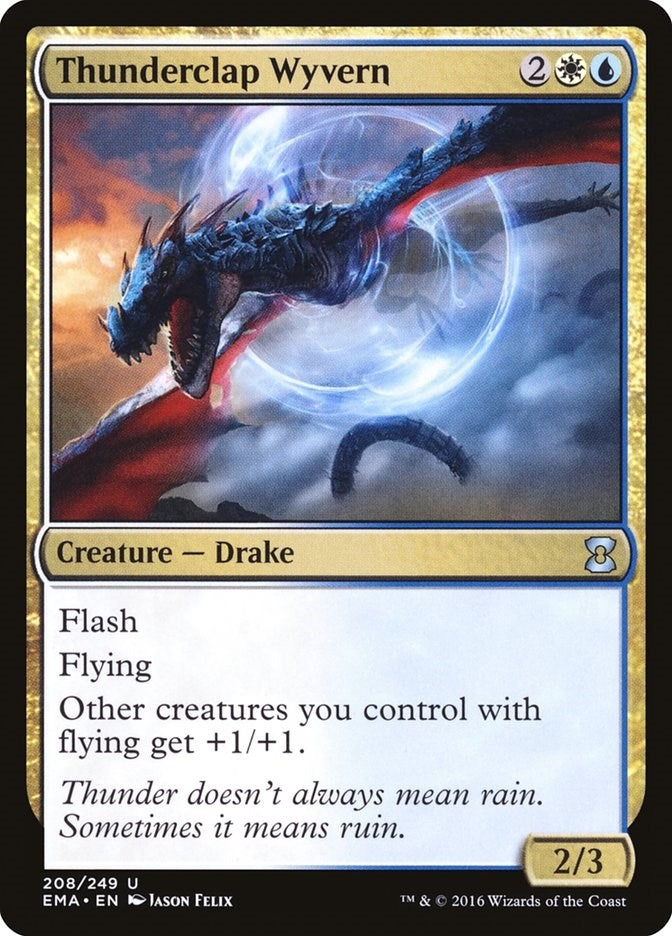 Image for Thunderclap Wyvern (208) [Eternal Masters] - Magic: The Gathering