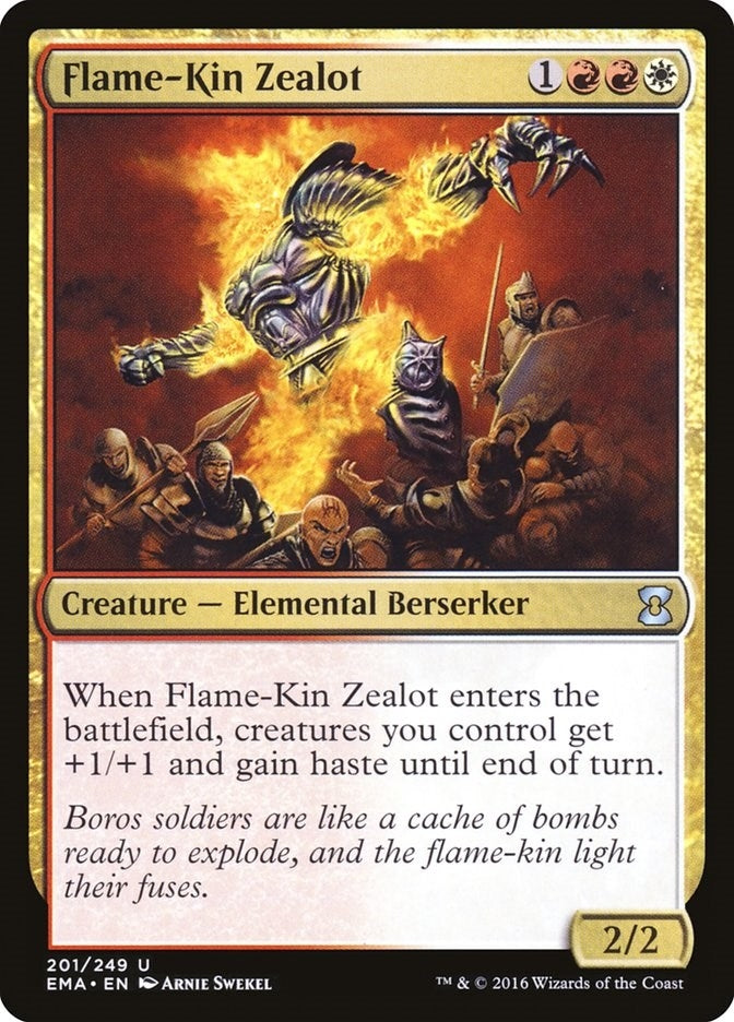 Image for Flame-Kin Zealot (201) [Eternal Masters] - Magic: The Gathering