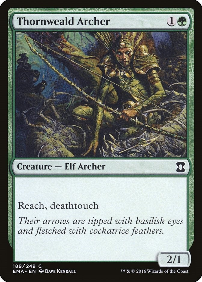Image for Thornweald Archer (189) [Eternal Masters] - Magic: The Gathering