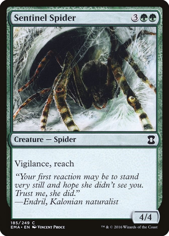 Image for Sentinel Spider (185) [Eternal Masters] - Magic: The Gathering