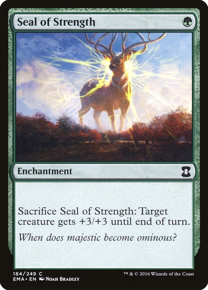 Image for Seal of Strength (184) [Eternal Masters] - Magic: The Gathering