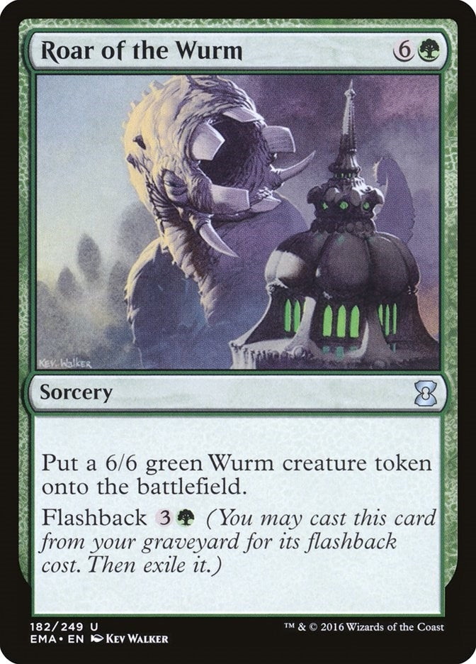 Image for Roar of the Wurm (182) [Eternal Masters] - Magic: The Gathering