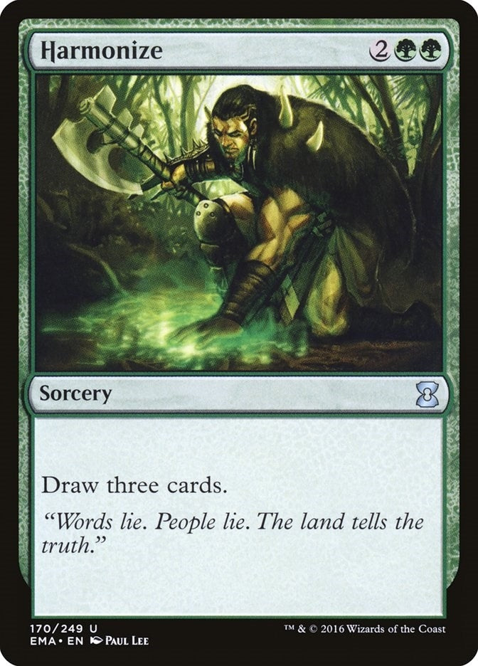 Image for Harmonize (170) [Eternal Masters] - Magic: The Gathering