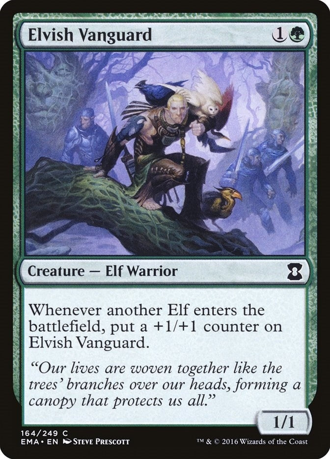 Image for Elvish Vanguard (164) [Eternal Masters] - Magic: The Gathering