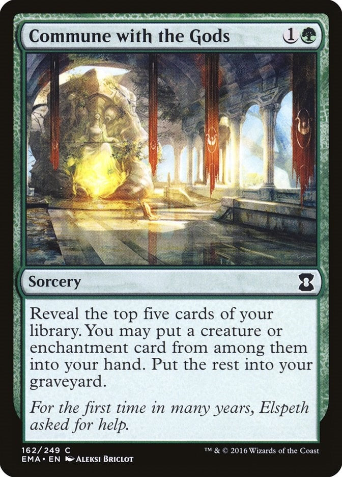 Image for Commune with the Gods (162) [Eternal Masters] - Magic: The Gathering