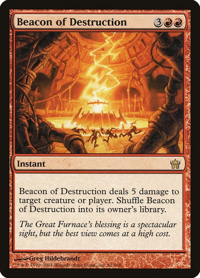 Image for Beacon of Destruction (61) [Fifth Dawn] - Magic: The Gathering