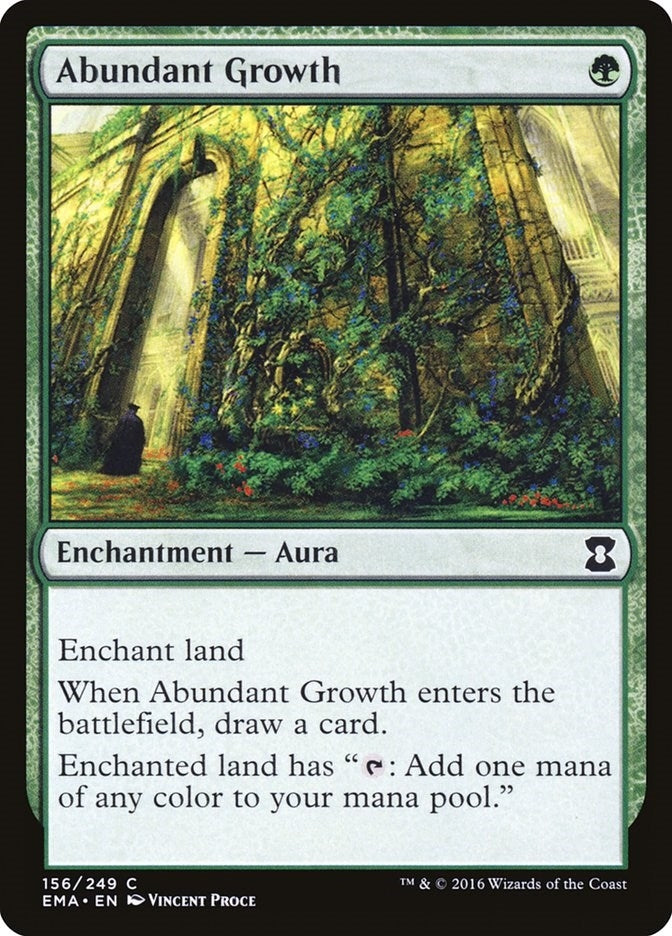 Image for Abundant Growth (156) [Eternal Masters] - Magic: The Gathering