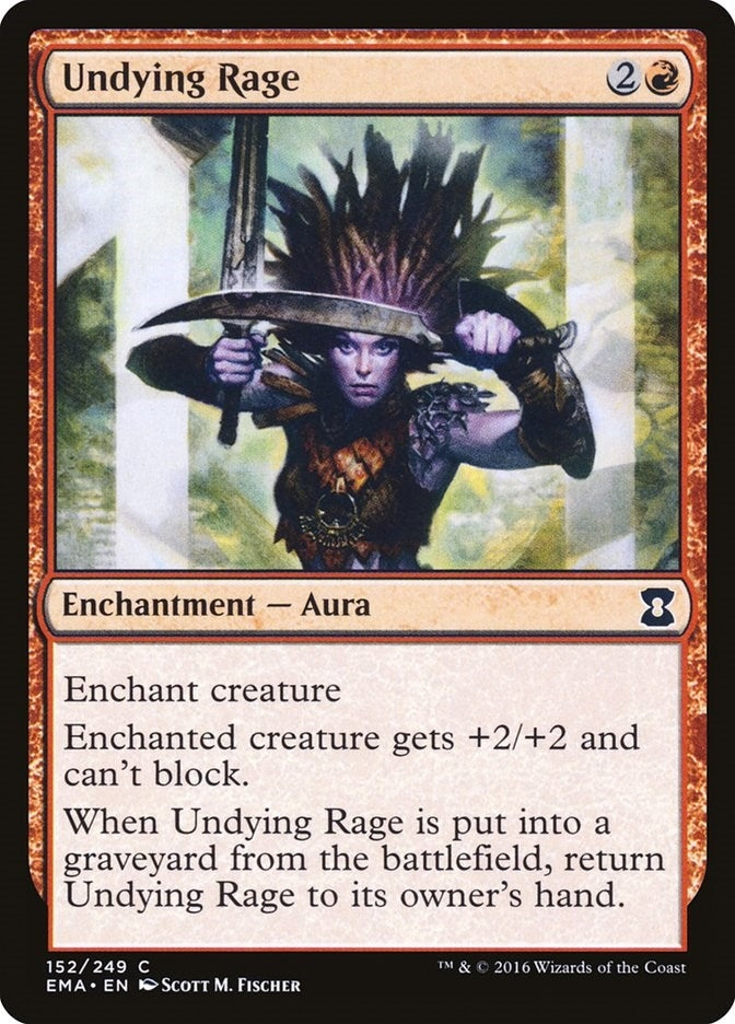 Image for Undying Rage (152) [Eternal Masters] - Magic: The Gathering