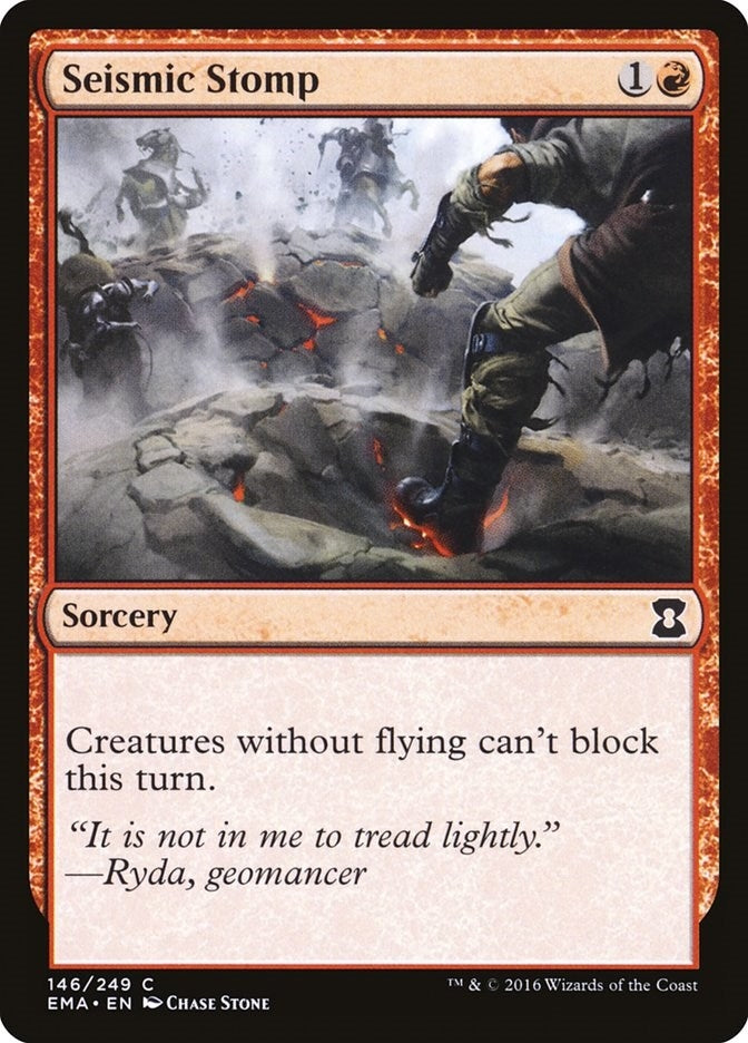 Image for Seismic Stomp (146) [Eternal Masters] - Magic: The Gathering