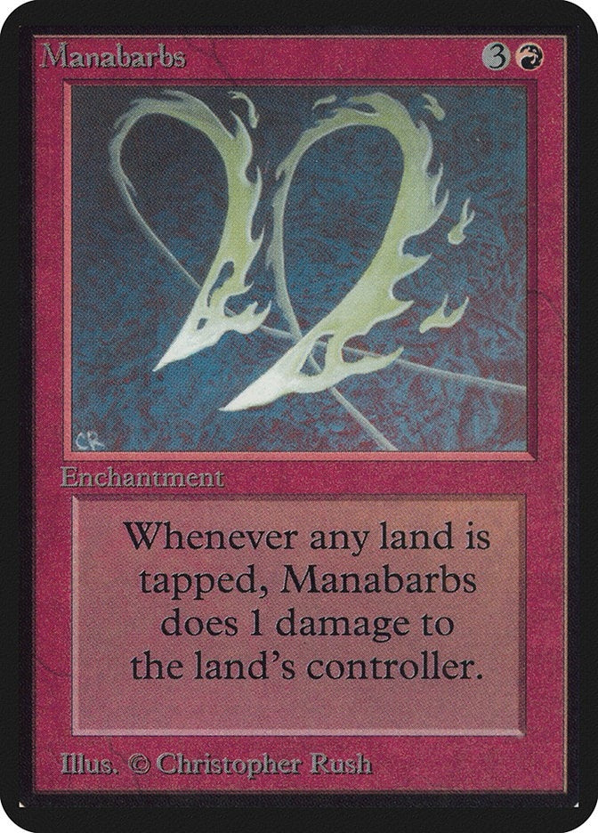 Image for Manabarbs [Alpha Edition] - Magic: The Gathering