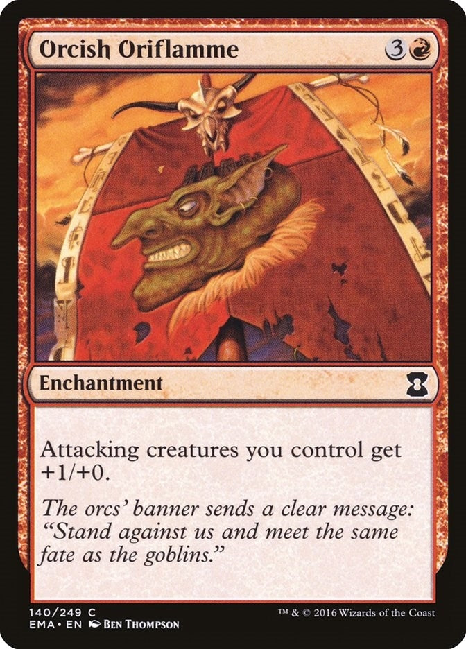 Image for Orcish Oriflamme (140) [Eternal Masters] - Magic: The Gathering