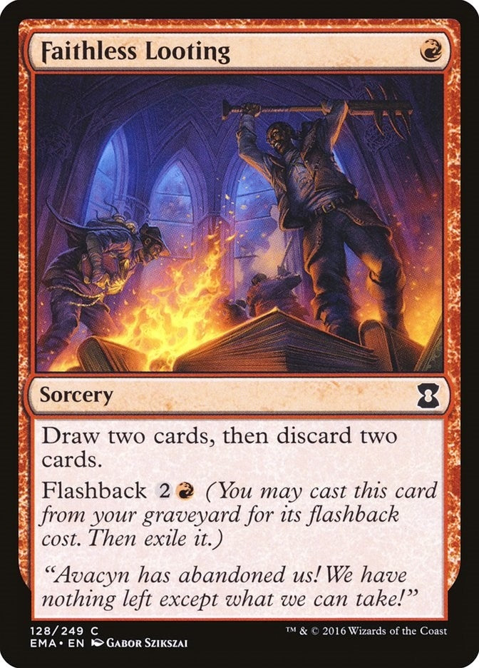 Image for Faithless Looting (128) [Eternal Masters] - Magic: The Gathering