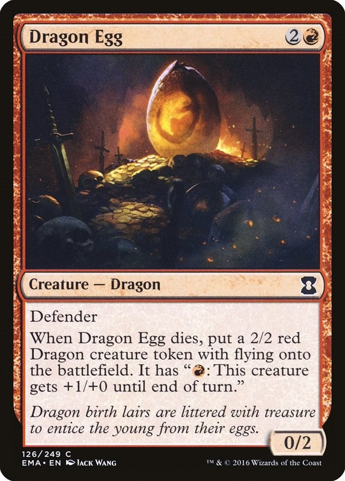 Image for Dragon Egg (126) [Eternal Masters] - Magic: The Gathering
