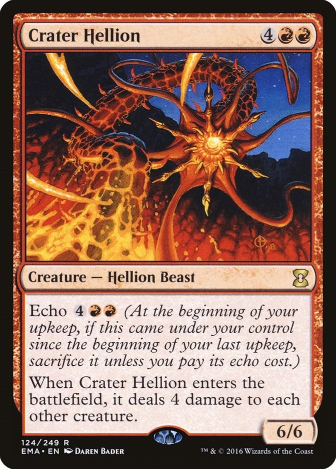 Image for Crater Hellion (124) [Eternal Masters] - Magic: The Gathering
