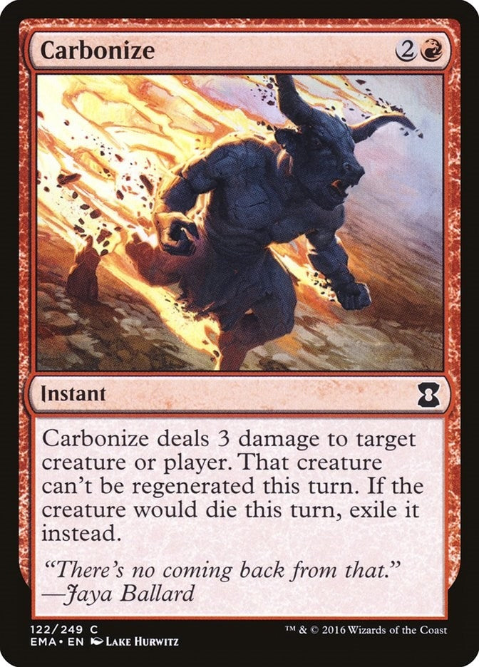 Image for Carbonize (122) [Eternal Masters] - Magic: The Gathering