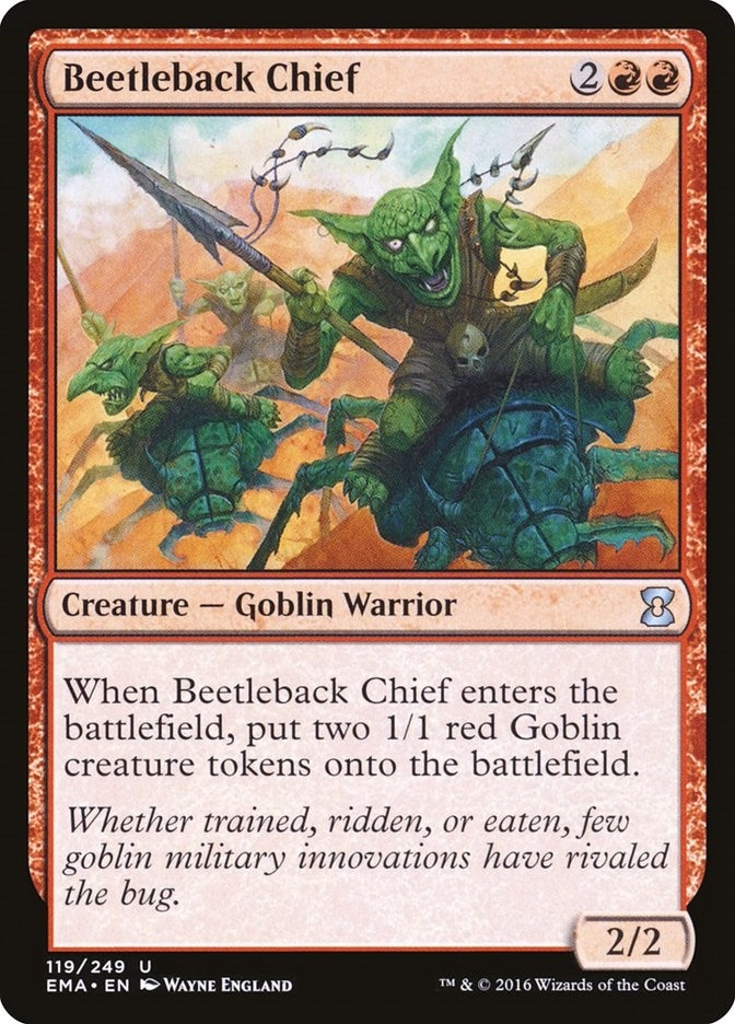 Image for Beetleback Chief (119) [Eternal Masters] - Magic: The Gathering
