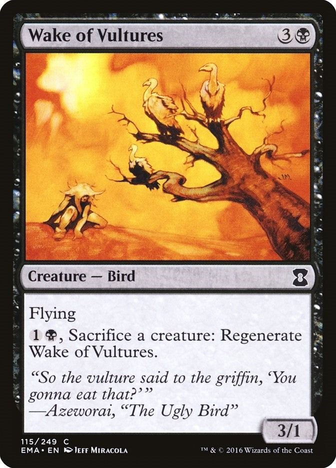 Image for Wake of Vultures (115) [Eternal Masters] - Magic: The Gathering