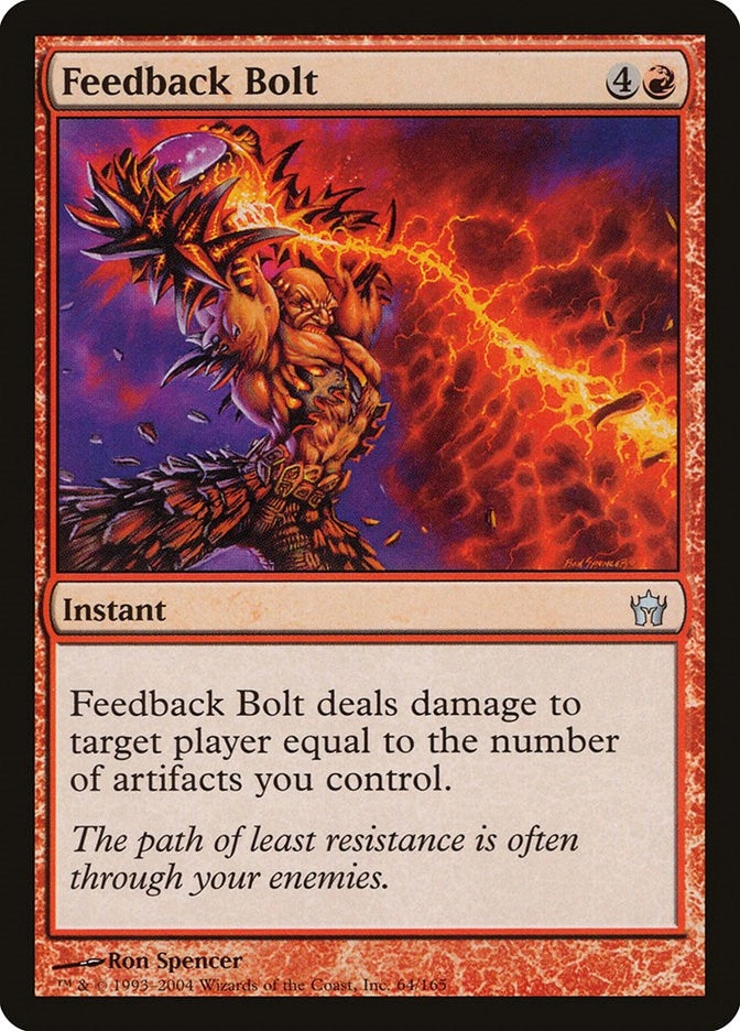 Image for Feedback Bolt (64) [Fifth Dawn] - Magic: The Gathering