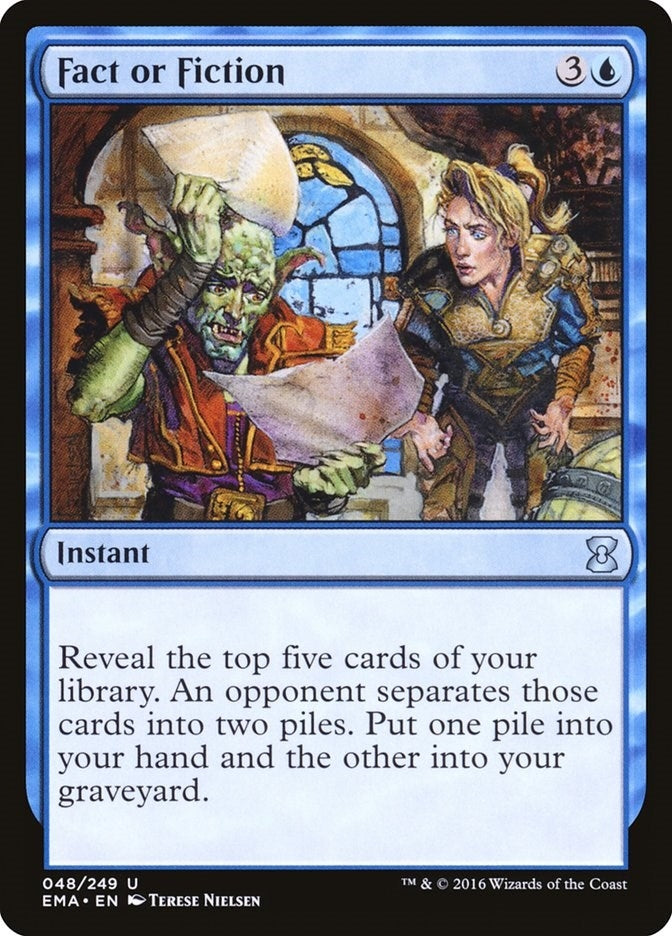 Image for Fact or Fiction (48) [Eternal Masters] - Magic: The Gathering