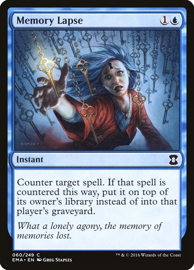 Image for Memory Lapse (60) [Eternal Masters] - Magic: The Gathering