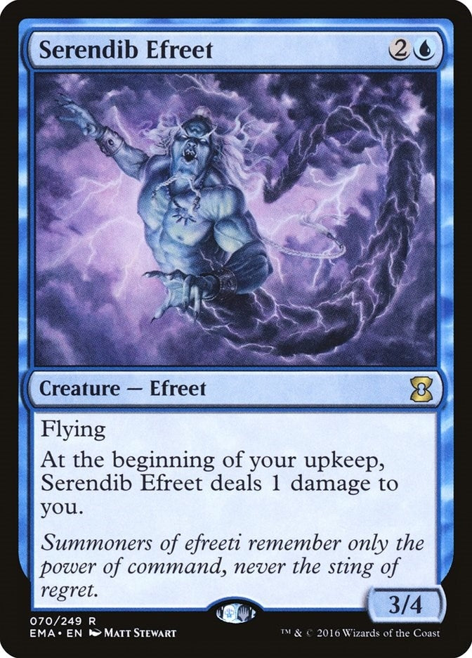 Image for Serendib Efreet (70) [Eternal Masters] - Magic: The Gathering